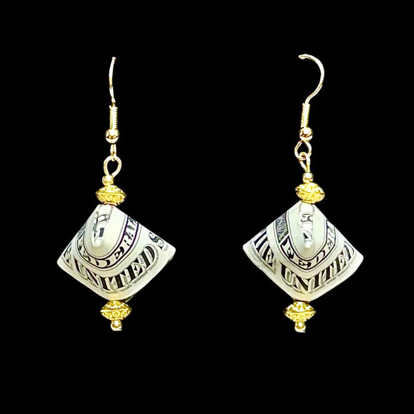 $1 Money Earrings