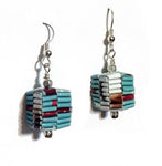Recycled Paper Woven Dangle Earrings