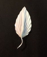 Origami Leaf lapel pin 2