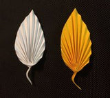 Origami Leaf lapel pin