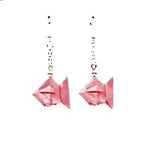 Pink Fish Earrings