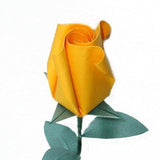 Origami Bud Paper Rose