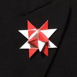 Paper German Star lapel pin