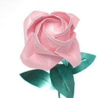 Pink Ribbon Breast Cancer Origami Rose