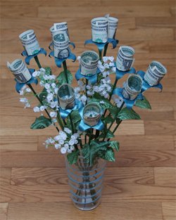 Standard Money Bouquet – Paper Blooms ®