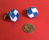 Paper Woven Octagon Cufflinks