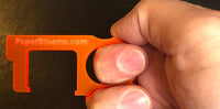 COVID-19 Finger Key with retractable lanyard