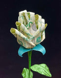 $1 PLATINUM DELUXE BUDDING ORIGAMI MONEY ROSES