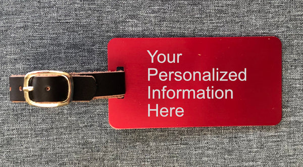 Personalized Laser Engraved Luggage Tag