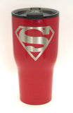 30 Ounce Red Custom Superman Tumbler